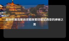 游玩巴厘岛旅游攻略探索印度尼西亚的神秘之美