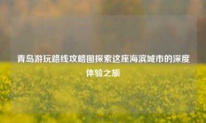 青岛游玩路线攻略图探索这座海滨城市的深度体验之旅
