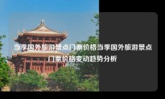 当季国外旅游景点门票价格当季国外旅游景点门票价格变动趋势分析