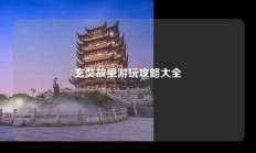 玄奘故里游玩攻略大全