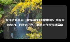 昆明旅游景点门票价格四天时间探索云南昆明的魅力，四天内的热门景点与合理预算指南