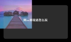 阿sue鲜花店怎么玩