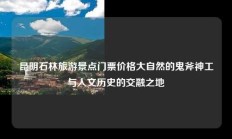 昆明石林旅游景点门票价格大自然的鬼斧神工与人文历史的交融之地