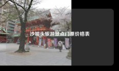 沙坡头旅游景点门票价格表