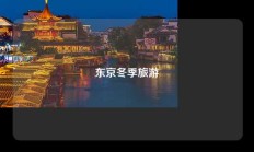 东京冬季旅游