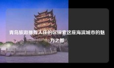 青岛旅游推荐入住的区探索这座海滨城市的魅力之都