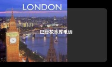 巴彦花水库电话