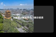 太原周边旅游景点门票价格表