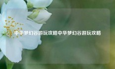中华梦幻谷游玩攻略中华梦幻谷游玩攻略