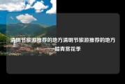 清明节旅游推荐的地方清明节旅游推荐的地方——踏青赏花季