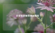 北京旅游推荐理由简短