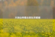 大别山风情谷游玩攻略图