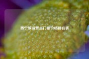 西宁旅游景点门票价格排名表