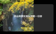 茶山风景区游玩攻略一日游