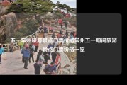 五一常州旅游景点门票价格常州五一期间旅游景点门票价格一览