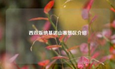 西双版纳基诺山寨景区介绍