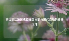丽江丽江游玩攻略探寻古韵与现代交融的神秘之地