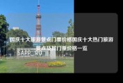 国庆十大旅游景点门票价格国庆十大热门旅游景点及其门票价格一览