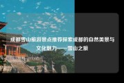 成都雪山旅游景点推荐探索成都的自然美景与文化魅力——雪山之旅