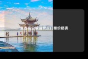 宜春高安旅游景点门票价格表