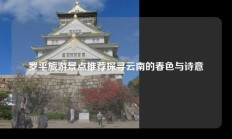 罗平旅游景点推荐探寻云南的春色与诗意