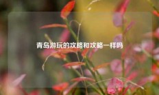 青岛游玩的攻略和攻略一样吗