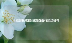北京游玩攻略3日游自由行路线推荐