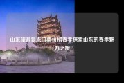 山东旅游景点门票价格春季探索山东的春季魅力之旅