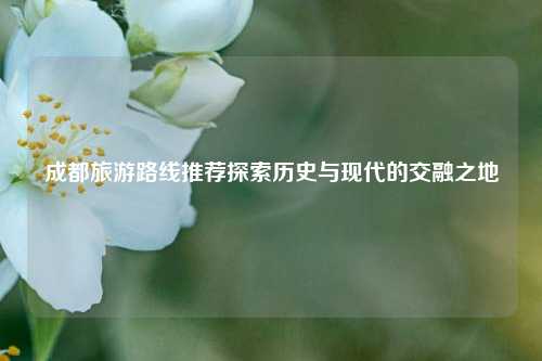 成都旅游路线推荐探索历史与现代的交融之地