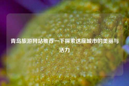 青岛旅游网站推荐一下探索这座城市的美丽与活力