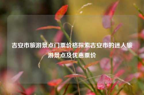 吉安市旅游景点门票价格探索吉安市的迷人旅游景点及优惠票价