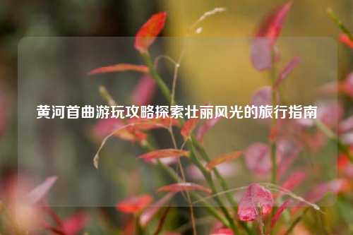 黄河首曲游玩攻略