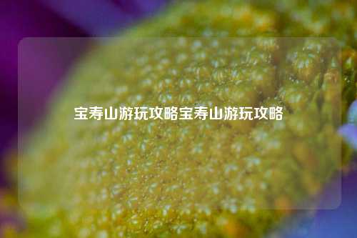 宝寿山游玩攻略宝寿山游玩攻略