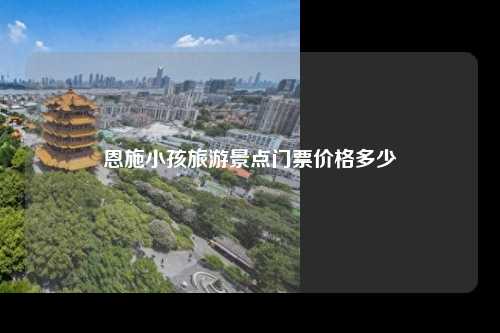 恩施小孩旅游景点门票价格多少