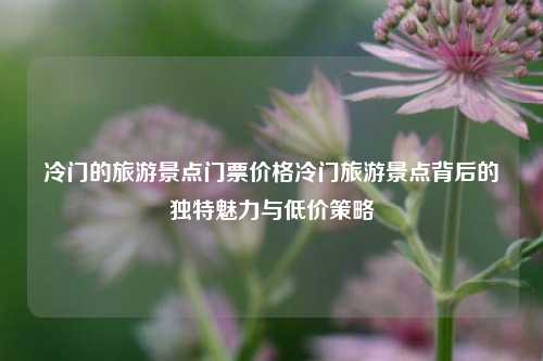 冷门的旅游景点门票价格冷门旅游景点背后的独特魅力与低价策略